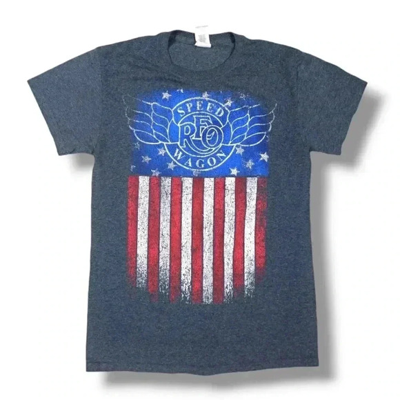REO SPEEDWAGON 2017 TOUR SHIRT - Picture 1 of 3
